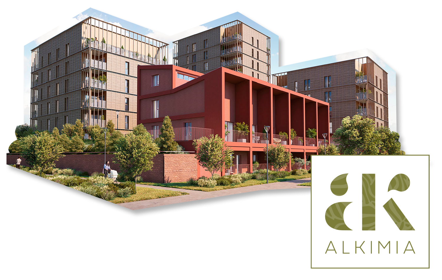 Résidence Alkimia à Rennes La Courrouze par Keredes