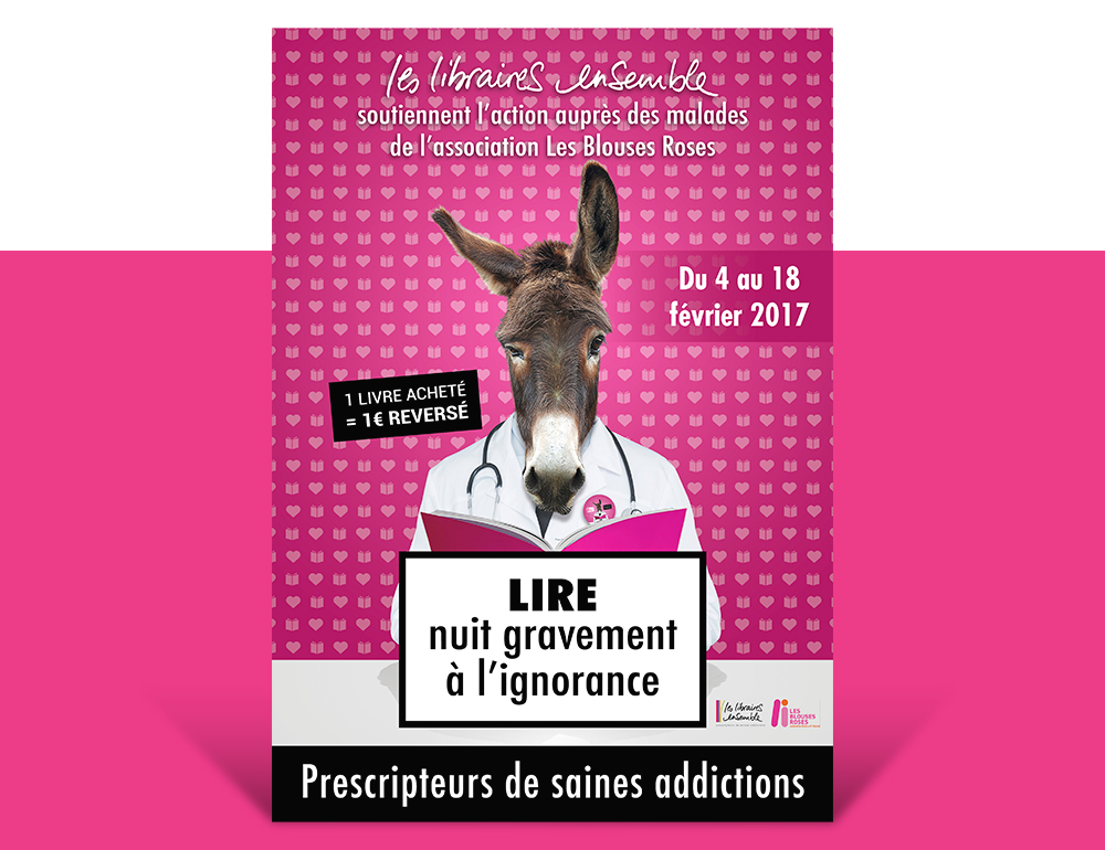 Les Libraires Ensemble x Les Blouses Roses