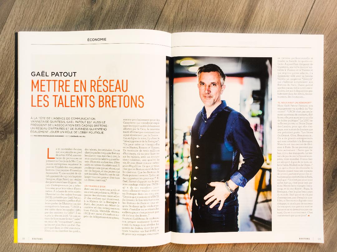 Quintesis est dans le magazine BRETONS